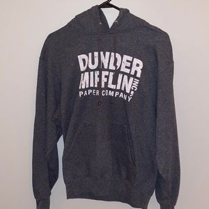 “The Office” Dunder Mifflin gray sweatshirt